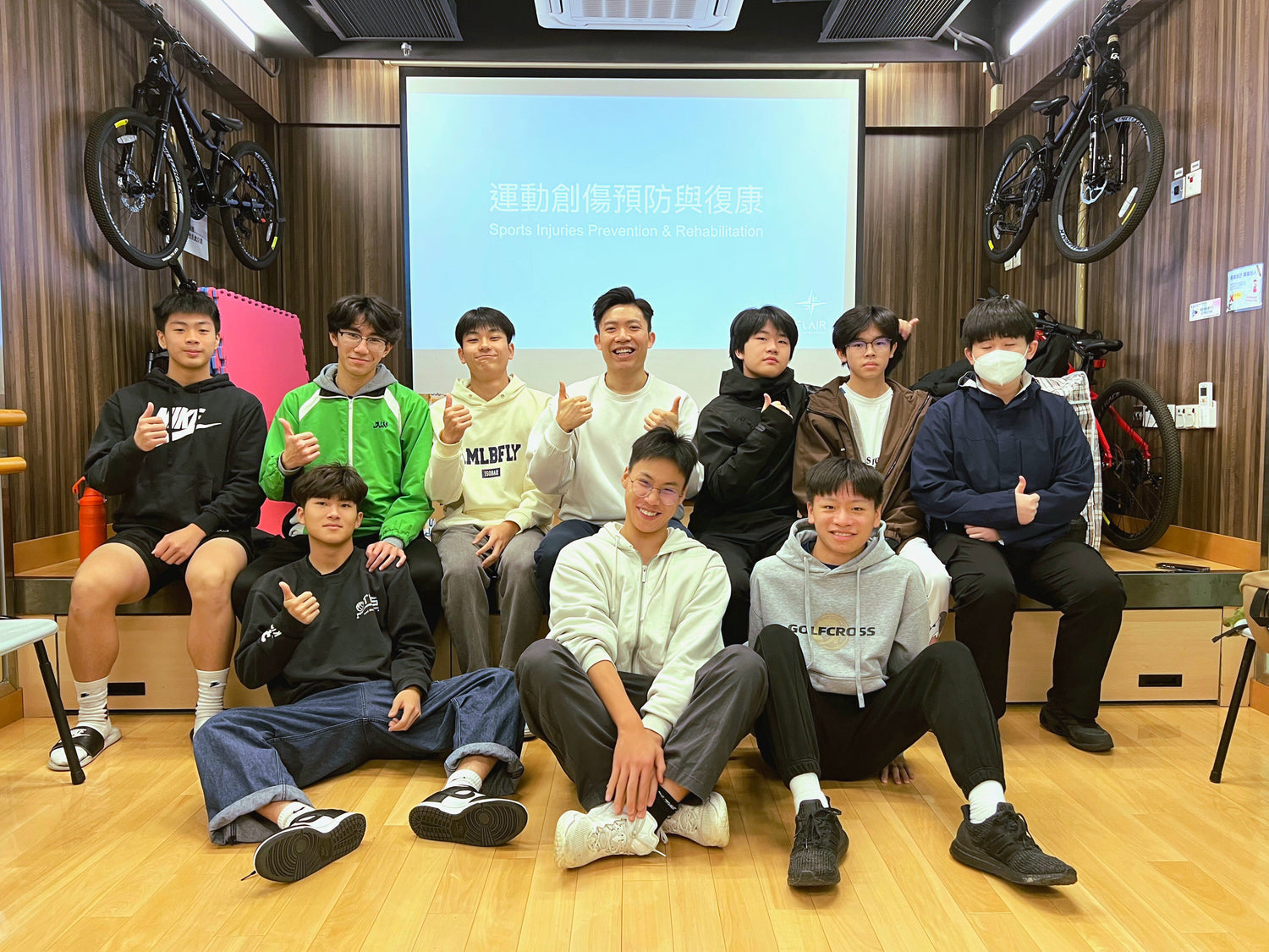 賢亮生命發展計劃 ： 愛．藝術青年學院 × FLAIR Sports Medicine合辦 「運動創傷預防與復康工作坊」圓滿舉行